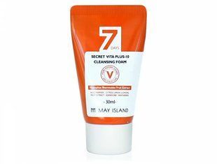 Вітамінізуюча пінка для вмивання May Island 7 Days Secret Vita Plus-10 Cleansing Foam BC-00000895 фото