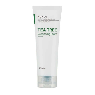 Очищувальна пінка з чайним деревом для проблемної шкіри A'PIEU NONCO TEA TREE CLEANSING FOAM 4800 фото