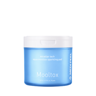 Очищувальні бавовняні педи мають оптимальний ph 5.5 Medipeel Aqua Mooltox Sparkling Pad 3474 фото