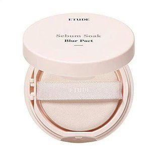 Компактна матова пудра з ефектом фотошопу Etude Sebum Soak Blur Pact 4252 фото