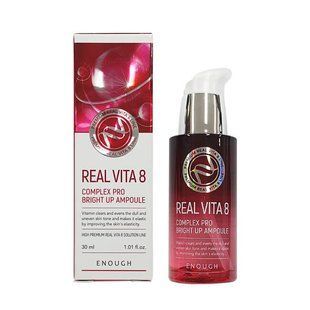 Освітлююча сироватка на основі обліпихи Enough Premium Real Vita 8 Complex Pro Bright Up Ampoule LTN0478 фото
