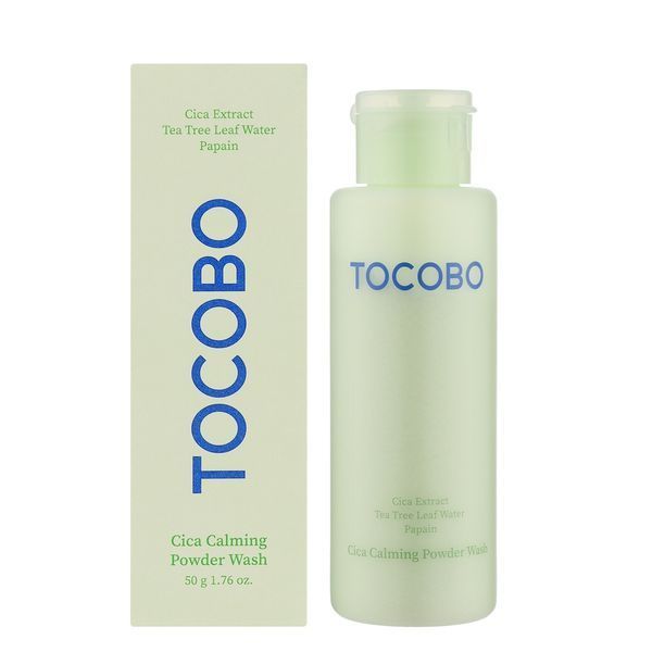 Ензимна пудра для глибокого очищення чутливої шкіри Tocobo Cica Calming Powder Wash M239584 фото