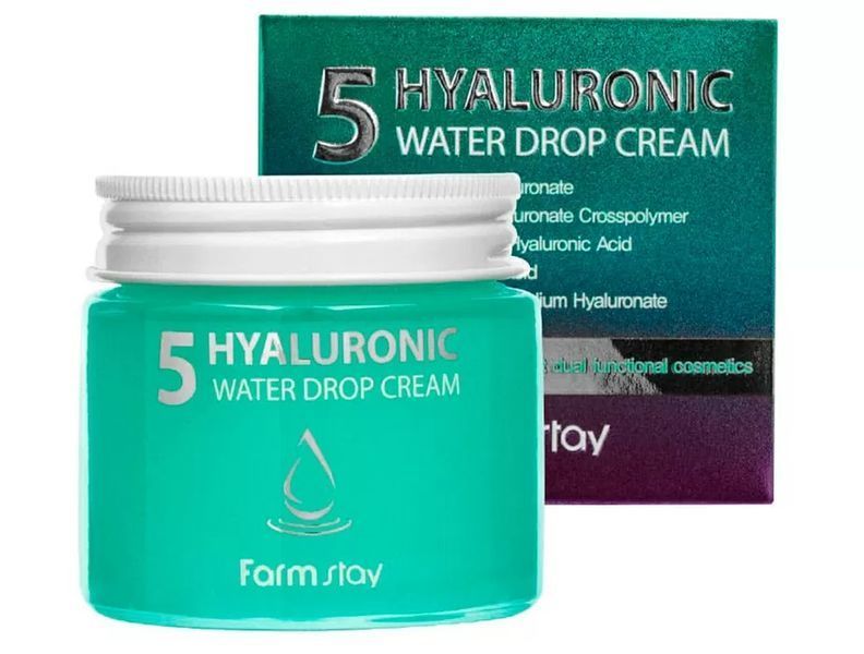 Увлажняющий крем для лица с гиалуроновой кислотой FarmStay Hyaluronic 5 Water Drop Cream BC-00001220 фото