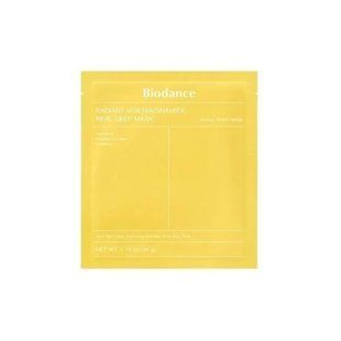 Гидрогелевая маска с ниацинамидом  BIODANCE Radiant Vita Niacinamide Real Deep Mask M007476 фото