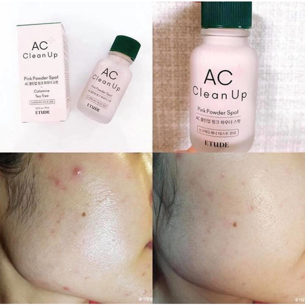 Двофазна сироватка для точкового застосування при висипаннях ETUDE HOUSE AC Clean Up Pink Powder Spot 4255 фото