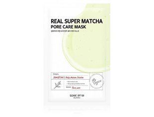 Тканинна маска з чаєм матча Some By Mi Real Super Matcha Pore Care Mask BC-00001664 фото