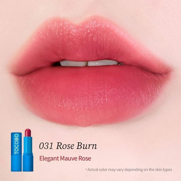 Кремовый оттеночный бальзам для губ Tocobo Powder Cream Lip Balm 031 Rose Burn TOC025 фото