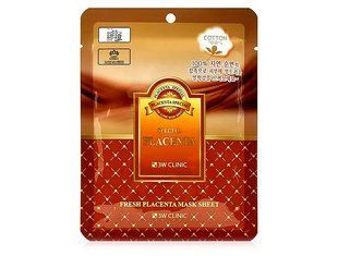 Тканевая маска для лица с экстрактом плаценты 3W Clinic Fresh Placenta Mask Sheet BC-00000796 фото