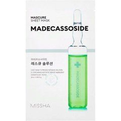 Защитная маска для лица с мадекассосидом Missha Mascure Rescue Solution Sheet Mask Madecassoside M007679 фото