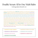 Мультифункціональний антивіковий стік D'ALBA Double Serum All In One Multi Balm 4267 фото 7
