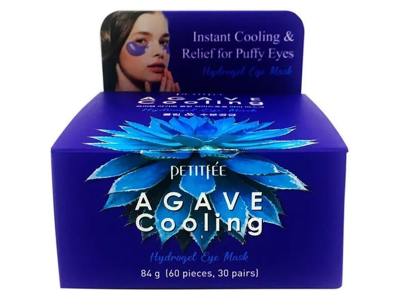 Гидрогелевые патчи под глаза с экстрактом агавы и черники Petitfee Agave Cooling Hydrogel Eye Mask BC-00000166 фото