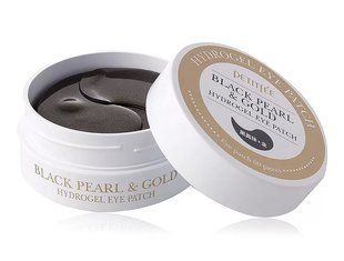 Гидрогелевые патчи под глаза с черным жемчугом и золотом Petitfee Black Pearl & Gold Hydrogel Eye Patch BC-00000165 фото