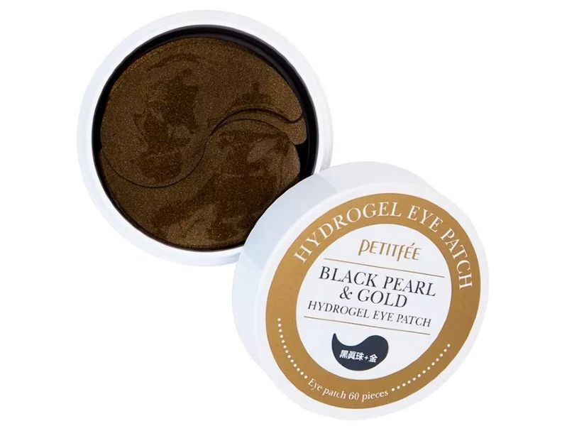 Гидрогелевые патчи под глаза с черным жемчугом и золотом Petitfee Black Pearl & Gold Hydrogel Eye Patch BC-00000165 фото