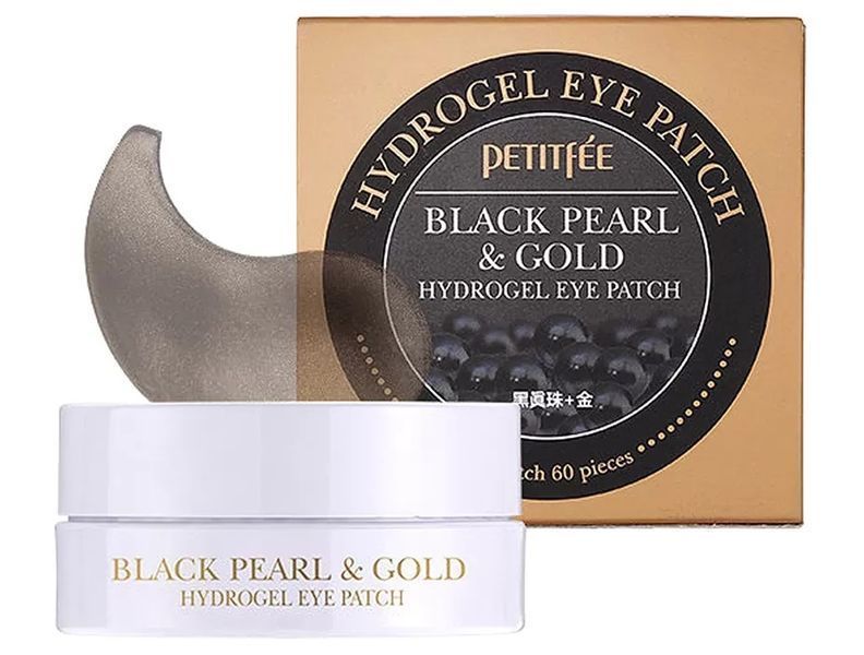 Гидрогелевые патчи под глаза с черным жемчугом и золотом Petitfee Black Pearl & Gold Hydrogel Eye Patch BC-00000165 фото