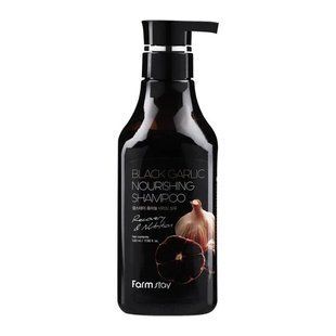 Шампунь для волосся з чорним часником FARMSTAY BLACK GARLIC NOURISHING SHAMPOO - 530 мл M237354 фото