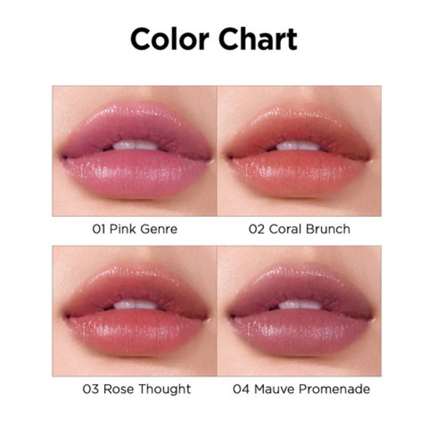 Увлажняющий бальзам для губ PERIPERA INK MOOD GLOWY BALM 01 PINK GENRE 4548 фото