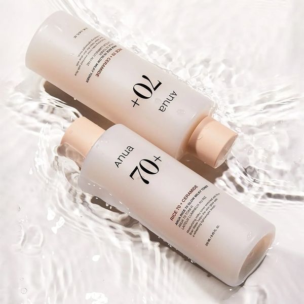 Поживний тонер на рисовій воді для сяяння шкіри Anua Rice 70 Glow Milky Toner ANU030 фото