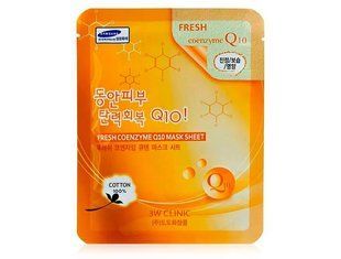 Тканевая маска для лица с коэнзимом Q10 3W Clinic Fresh Coenzyme Q10 Mask Sheet BC-00000794 фото