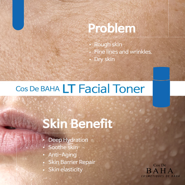 Тонер з низькомолекулярною гіалуроновою кислотою COS DE BAHA LT Facial Toner (LT200) M007481 фото