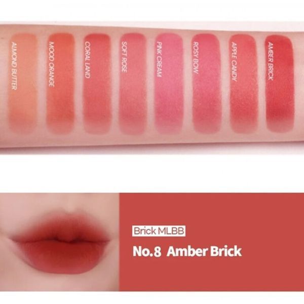 Innisfree Матова помада Airy Matte Lipstick, 3,5 g, #8 Amber Brick M237620 фото