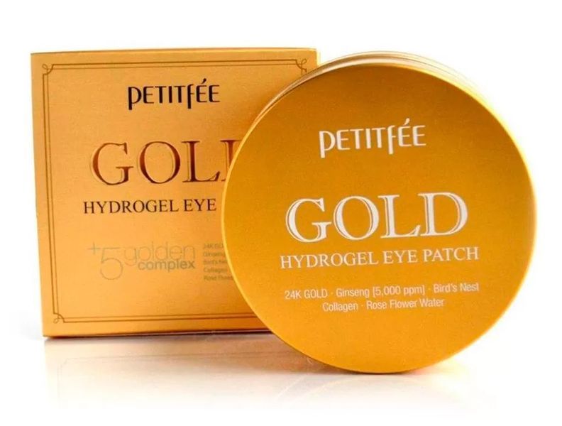 Гидрогелевые патчи под глаза с золотым комплексом +5 Petitfee Gold Hydrogel Eye Patch BC-00000162 фото