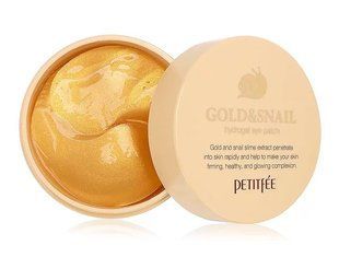 Гидрогелевые патчи под глаза с золотом и улитковым муцином Petitfee Gold & Snail Hydrogel Eye Patch BC-00000164 фото