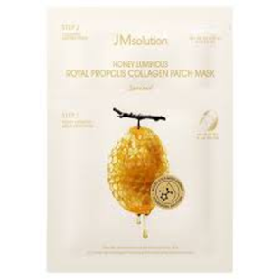 Питательная двойная маска с прополисом и коллагеном JMSOLUTION HONEY LUMINOUS ROYAL PROPOLIS COLLAGEN PATCH MASK SPECIAL JMS092 фото