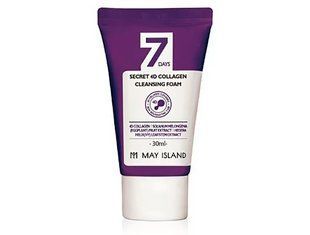 Очищаюча пінка для обличчя з 4 видами колагену May Island 7 Days Secret 4D Collagen Cleansing Foam BC-00000944 фото