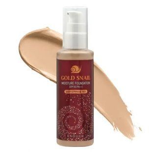 Омолоджувальний тональний крем із муцином равлика Enough Gold Snail Moisture Foundation SPF30 LTN0101 фото