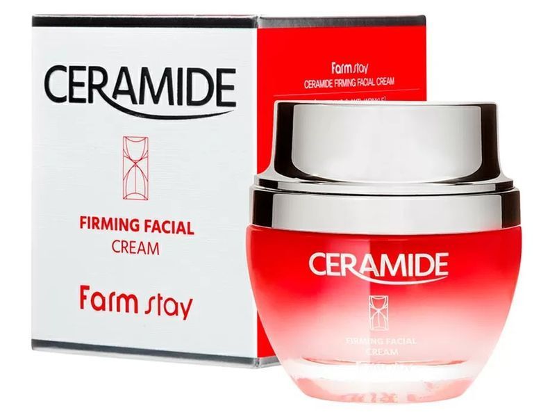 Зміцнюючий крем для обличчя з керамідами FarmStay Ceramide Firming Facial Cream BC-00001168 фото
