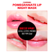 Нічна маска для губ "Гранат" CARENEL Pomegranate lip night mask 5212 фото 2