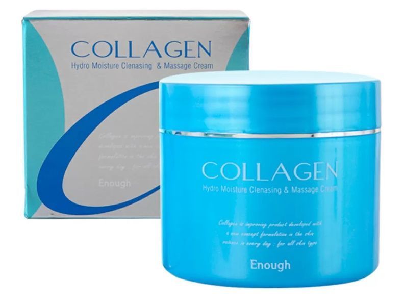 Увлажняющий массажный крем для лица и тела с коллагеном Enough Collagen Hydro Moisture Cleansing & Massage Cream BC-00002096 фото