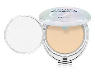 Освітлююча та зволожуюча колагенова пудра Enough Collagen 3 in 1 Whitening Moisture Two Way Cake SPF 28 PA++ BC-00002119 фото