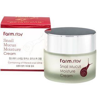 Улиточный крем для лица FARMSTAY SNAIL MUCUS MOISTURE CREAM M237345 фото