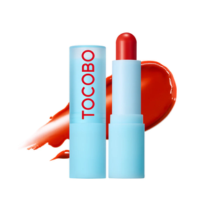 Зволожуючий відтінковий бальзам для губ Tocobo Glass Tinted Lip Balm 013 Tangerine Red M007636 фото