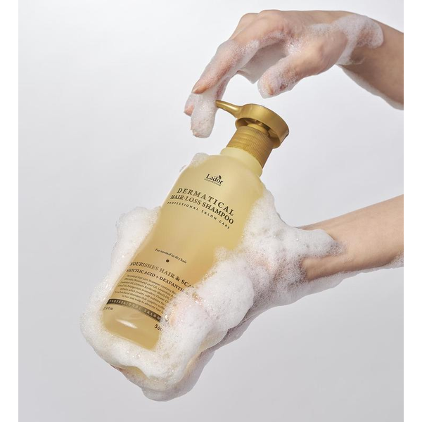 Безсульфатний шампунь проти випадіння волосся Lador Dermatical Hair-Loss Shampoo 4884 фото