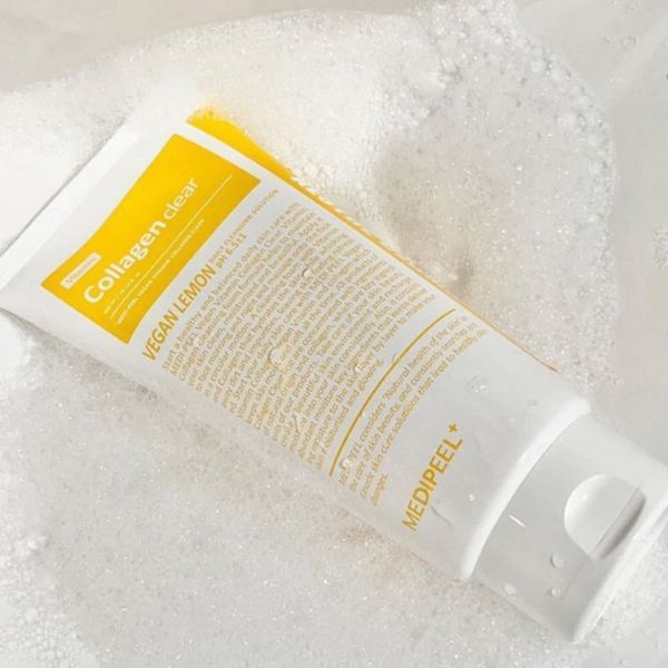 Очищаюча гель-пінка для обличчя з екстрактом лимона та колагеном Medipeel Vegan Vitamin Collagen Clear BC-00002380 фото