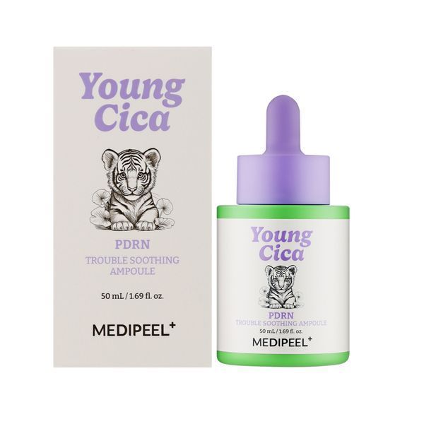 Успокаивающая сыворотка ампульная с PDRN и экзосомами Medipeel Young Cica PDRN Trouble Soothing Ampoule M239394 фото