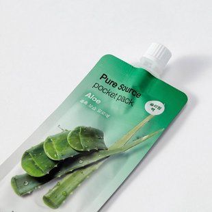Ночная маска для лица с экстрактом алоэ Missha Pure Source Pocket Pack Aloe M007687 фото