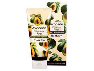 Пенка для умывания с авокадо FarmStay Avocado Premium Pore Deep Cleansing Foam M237297 фото