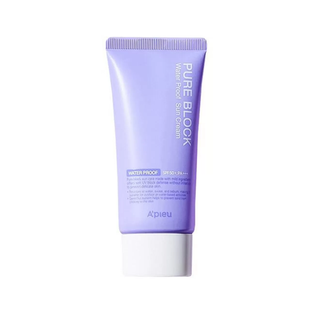 Солнцезащитный водостойкий крем SPF 50+ PA+++ A'PIEU Pure Block Waterproof Sun Cream SPF50+/PA+++ 4538 фото