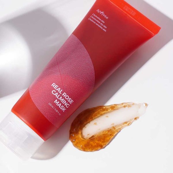 Маска гелевая успокаивающая с лепестками роз Isntree Real Rose Calming Mask M238927 фото