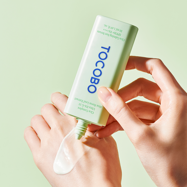 Солнцезащитная сыворотка для чувствительной кожи Tocobo Cica Calming Sun Serum SPF 50+ Pa++++ TOC030 фото