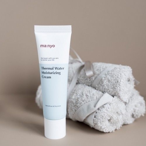 Крем зволожуючий для обличчя з термальною водою Manyo Thermal Water Moisturizing Cream KSK 11 фото