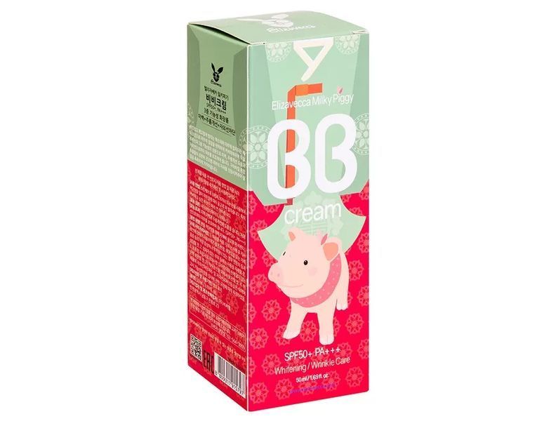 Зволожуючий BB крем з гіалуроновою кислотою Elizavecca Milky Piggy BB Cream SPF 50+ PA+++ BC-00000205 фото
