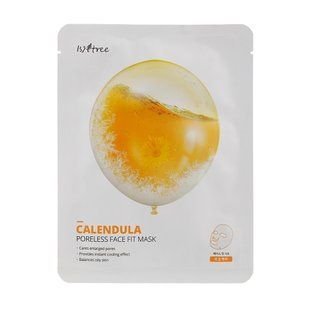Маска тканинна для звуження пір з календулою Isntree Calendula Poreless Face Fit Mask M238935 фото