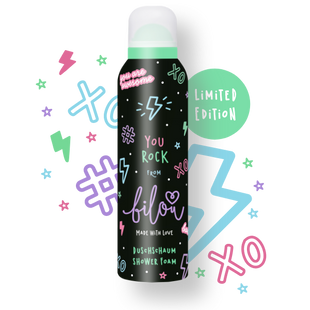 Пенка-мусс для душа с ароматом свежего яблоко, цветов и ванили BILOU YOU ROCK SHOWER FOAM BLU036 фото