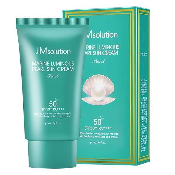 Крем сонцезахисний зволожувальний JMsolution Marine Luminous Pearl Sun Cream M239037 фото