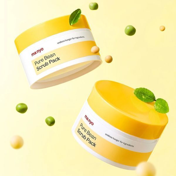 Маска-скраб для глубокой очистки с соевыми бобами Manyo Pure Bean Scrub Pack M238837 фото