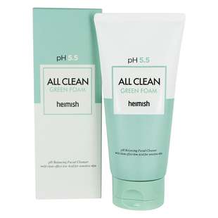 Матирующая пенка для умывания для всех типов кожи, миниверсия HEIMISH All Clean Green Foam 2622 фото